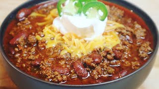 Simply Delicious Chili Recipe [upl. by Aihseit]