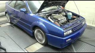 Dyno VW Corrado 18L 16V 190hp KMS MP25 [upl. by Nroht]