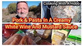 Creamy White Wine And Mustard Sauce  Cooking With A Hobo [upl. by Ecniuq286]