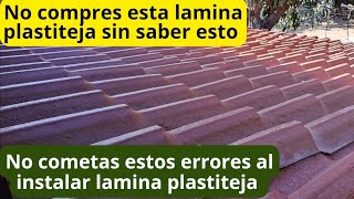 Cosas malas y cosas buenas de la lamina plastiteja No compres lamina plastiteja sin saber esto [upl. by Llimaj]