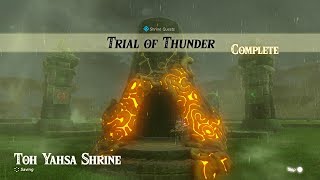 Zelda BOTW  89120 Trial of Thunder  Toh Yahsa Shrine Ridgeland Tower Region [upl. by Alul]