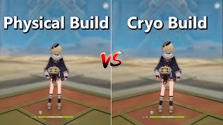 Freminet Physical Build vs Cryo Build  Gameplay Comparison Genshin Impact [upl. by Okoyik]