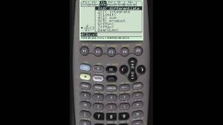 Finding Derivatives using your TI 89 calculator [upl. by Goldner]