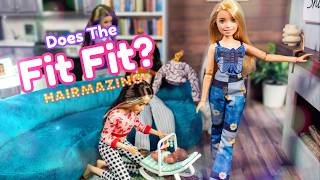 Can Hairmazing Fashion Fit A Barbie Does The Fit Fit  Doll Fashion From Walmart [upl. by Proulx]