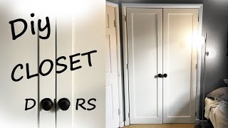 How to Build Shaker Style Closet Doors [upl. by Llednek]