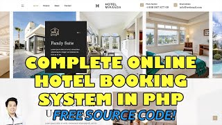 Complete Online Hotel Booking System using PHP MySQL [upl. by Ruperta]