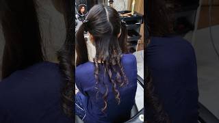 How to do loose or tight curls with straightener hairstyle curls shorts [upl. by Davina]