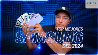 Top MEJORES teléfonos SAMSUNG que puedes comprar 2024 [upl. by Eanerb]