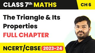 Class 7 Maths Chapter 6  The Triangle and Its Properties Full Chapter Explanation amp Exercise [upl. by Dirgis]