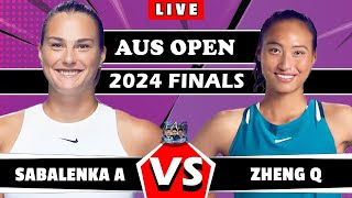 🔴LIVE SABALENKA VS ZHENG  Australian Open 2024  AO tennis gameplay  TAG [upl. by Atinod]