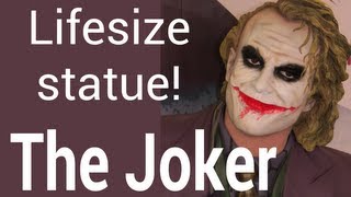 Lifesize Joker statue by Muckle Mannequins  FullHD [upl. by Ollehcram]