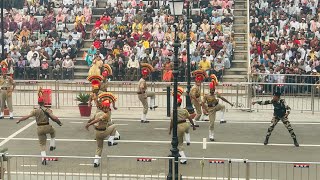 Wonderful experience 👌👌Wagah Border Beating Retreat border ceremony [upl. by Noraf348]