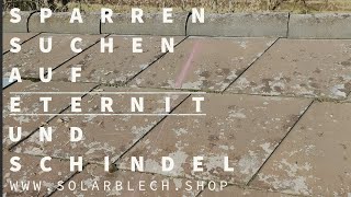 ☀️ Sparren auf Eternit und Schindel Dächer finden und anzeichnen [upl. by Aihsital]