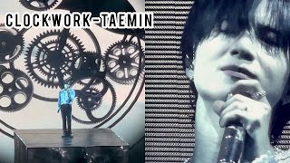 🇲🇾TAEMIN📸 07092024 Clockwork🇲🇾Ephemeral Gaze 2024 Taemin World Tour  yeannyLog [upl. by Afrikah]