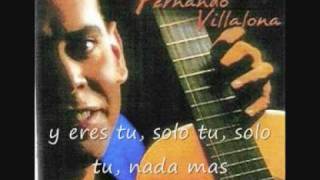 Fernandito Villalona  Solo tu with Lyrics [upl. by Haidedej]