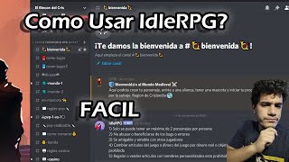 IdleRPG Bot de Discord  Explicacion de como usar [upl. by Mariko]