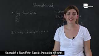 Shumëfishat Faktorët Pjesëtuesit e një numri  Matematikë 7 [upl. by Kali]