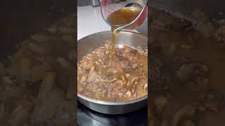 Steak Diane 😍🥩 steak ribeye homecook dinner dinnerideas asmr asmrfood cooking recipe [upl. by Nylaroc]