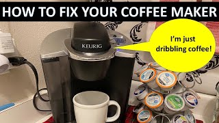 Broken Keurig wont brew EASY HOW TO FIX IT with NO TOOLS when nothing else works [upl. by Aicemat]