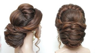 New Bridal Hairstyle Tutorial For Long Hair Wedding Updo [upl. by Rambert]