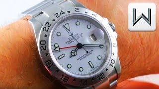 Rolex Explorer II Polar 16570 Luxury Watch Review [upl. by Lothar]