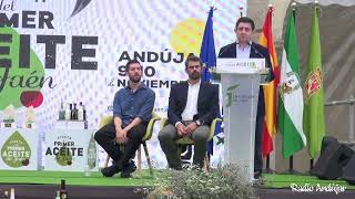 INTERVENCIÓN DEL PRESIDENTE DE LA DIPUTACIÓN EN LA INAUGURACIÓN DE LA XI FIESTA DEL ACEITE DE JAÉN [upl. by Oakie]