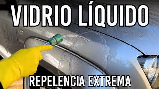 Como aplicar VIDRIO LIQUIDO para uso Hobbista y Profesional  Alta REPELENCIA al AGUA y POLVO [upl. by Noivert20]