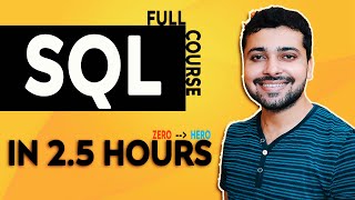 SQL Tutorial for Beginners  Full SQL Course In Hindi [upl. by Popelka140]