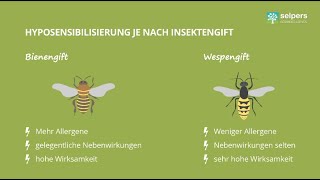 Hyposensibilisierung bei Insektengiftallergie  so funktionierts Arzt erklärt [upl. by Pacheco]