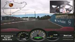 7379  Hot Lap with the new Porsche 911 Carrera S [upl. by Heurlin246]