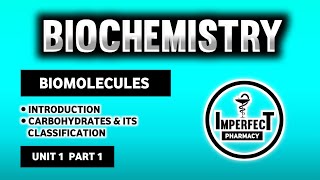 Carbohydrates  Biomolecules  Biochemistry  B Pharma 2nd Semester [upl. by Liv]