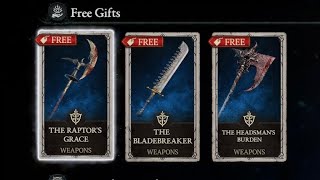 The Raptors GraceBladebreaker amp The Headsman Burden Weapon Cosmetics Free  Diablo 4 [upl. by Tedd]