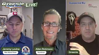 Hall of Fame Stuntman Allen Robinson joined Greenie Sports Cards Live [upl. by Alpheus]