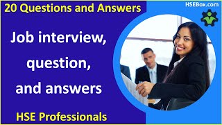 Safety Officer  Job interview question and answers [upl. by Olimreh]