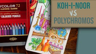 KohINoor POLYCOLOR Colored Pencils  Is It a Good POLYCHROMOS Alternative [upl. by Bunce]