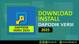 CARA INSTAL DAPODIK 2025  ONLINEOFLINE [upl. by Handel]