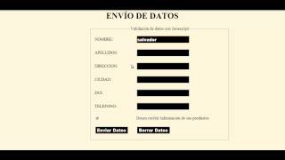 Javascript Validaciones [upl. by Victoria]