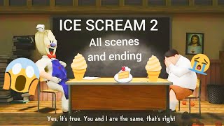 Ice Scream 2 all cutscenes [upl. by Lohcin]