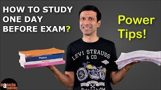 How to Study 1 Day Before Exam [upl. by Ydnarb98]