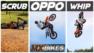 A Tutorial for EVERY Style of WHIP and SCRUB in Mx Bikes [upl. by Langill789]