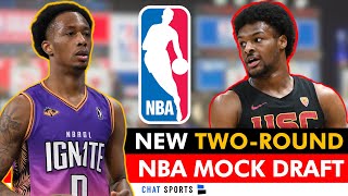 Full TWOROUND 2024 NBA Mock Draft [upl. by Sivrep765]