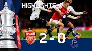 ARSENAL vs TOTTENHAM HOTSPUR 20 Official Goals amp Highlights FA Cup Third Round [upl. by Derag430]