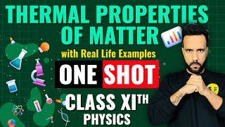 Thermal properties of matter One Shot Physics  Class 11th with Ashu Sir  Science and fun [upl. by Gavra]