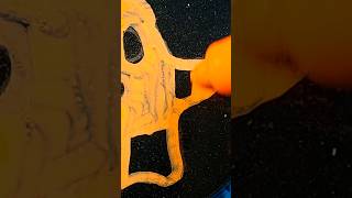 Creating a Neon Art Pin  Posca Marker amp Spray Paint Custom Design art [upl. by Kenti]