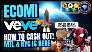 Ecomi  OMI  How To CASH OUT On Veve  KYC amp MTL [upl. by Marlow456]