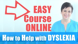 How to Help with DYSLEXIA at Home  Whats in the Online Courses [upl. by Llewxam]