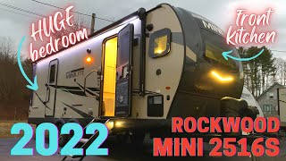 2022 Rockwood Mini Lite 2516S Front Kitchen Rear Bedroom [upl. by Kraft52]