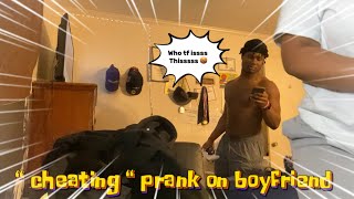 “ Cheating “ prank on my boyfriend 🤬😤   MUST WATCH  😭😂 [upl. by Refinnaej165]