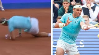 Rafael Nadal recovers from nasty fall to down Brit Cameron Norrie at Bastad [upl. by Weathers]