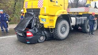 Insane Car Crash 2024  VERY Idiots Dangerous Truck Driving Skill Fails amp Bad Day at Work 2024 [upl. by Otit776]